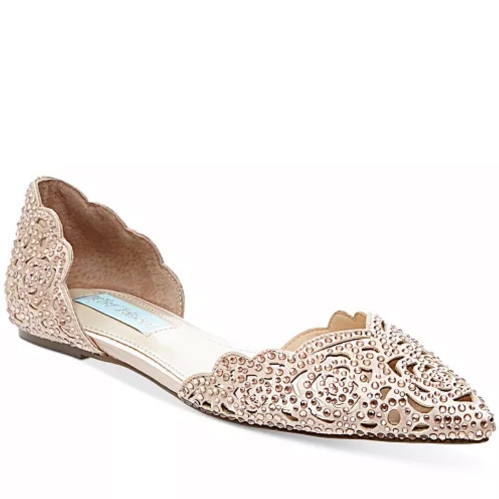 Lucy embellished flats